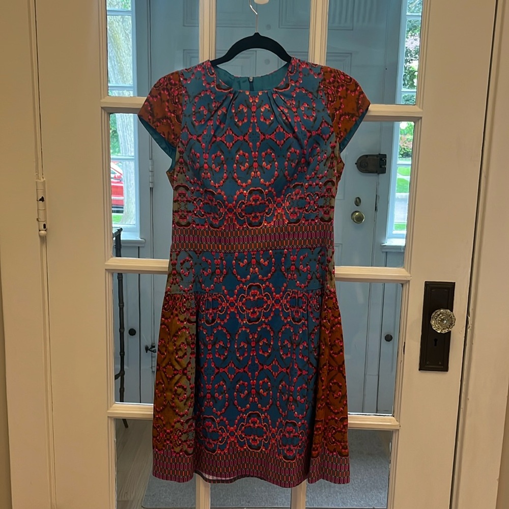 Nanette Lepore short sleeved multicolored dress